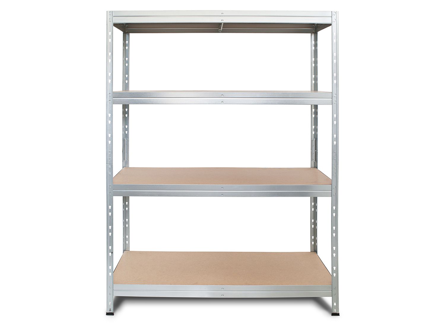 AR Shelving Vysokozátěžový regál se 4 policemi Rivet, 180 x 120 x 45 cm