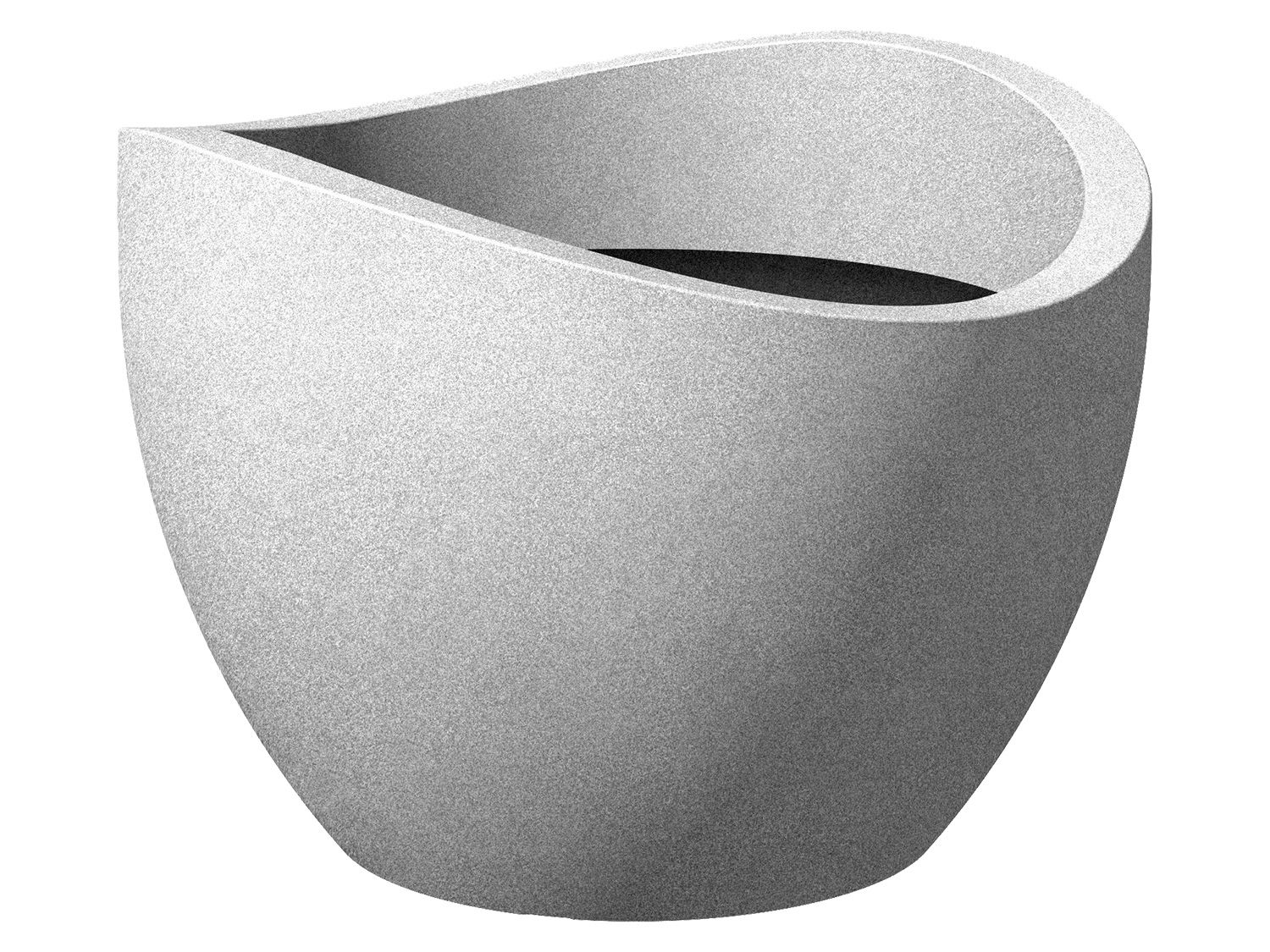 Scheurich Květináč Wave Globe (Stony Grey, Ø 60 cm x 45 cm)