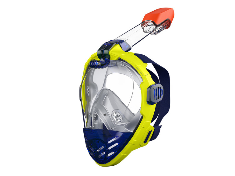 CRIVIT Maska na šnorchlování (L/XL, žlutá/modrá)
