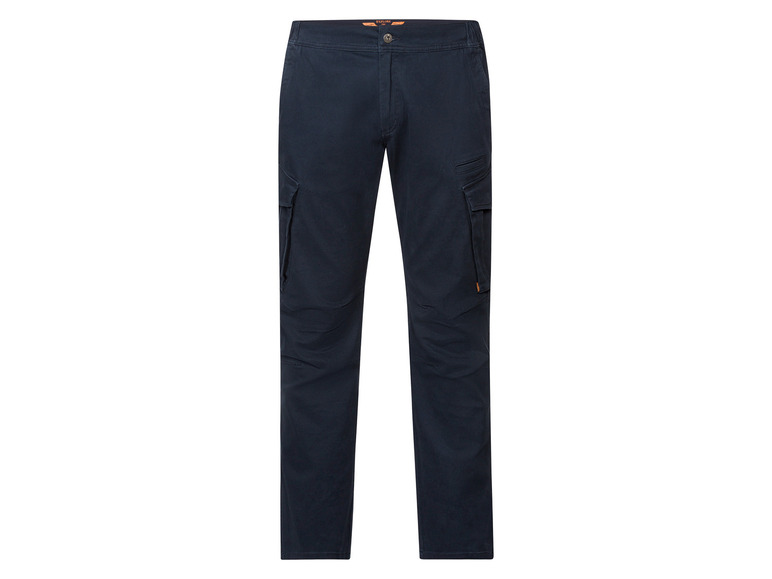 LIVERGY® Pánské cargo kalhoty (46, námořnická modrá)