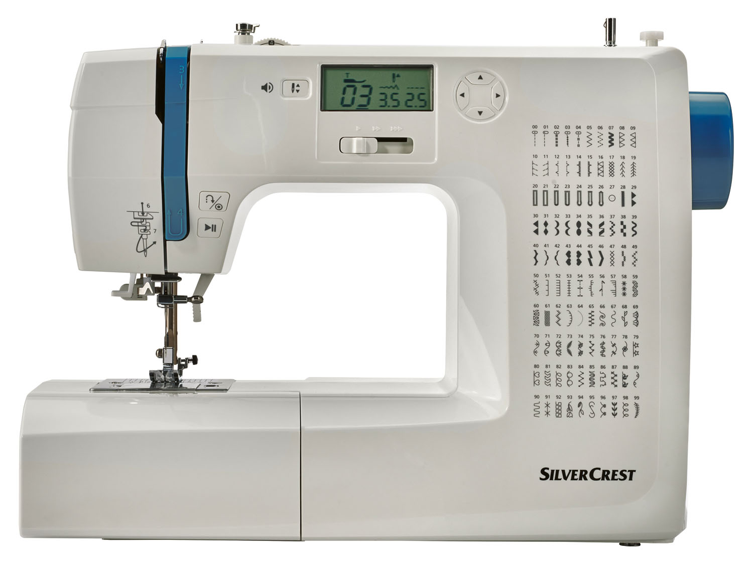 Silvercrest® Elektronický šicí stroj Scnm100A1