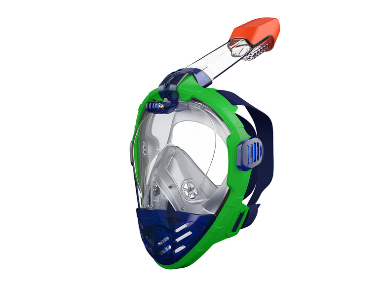 CRIVIT Maska na šnorchlování (S/M, zelená/modrá)